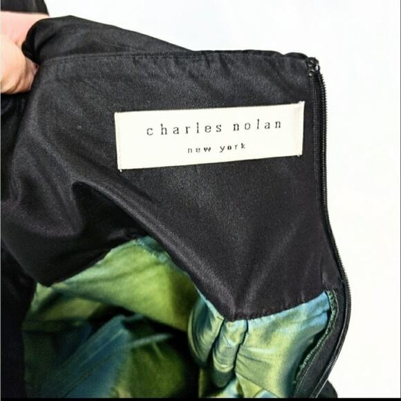 Charles Nolan Mesh Polka Dot Skirt - Picture 6 of 7